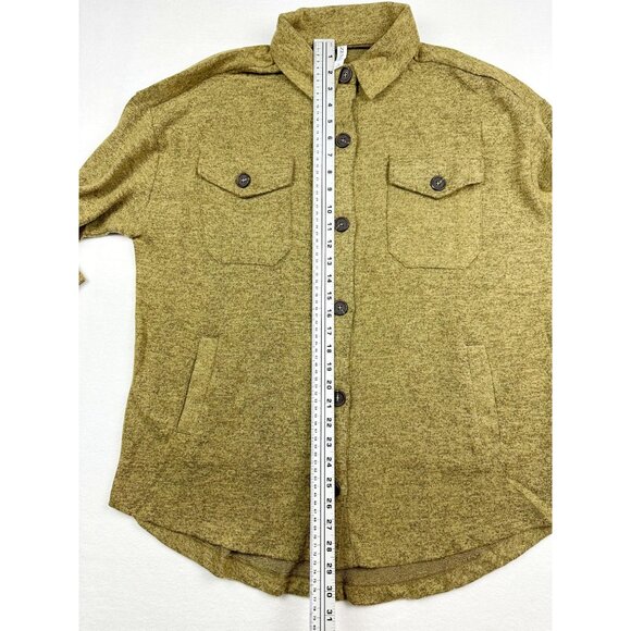 ZENANA Womens Shacket Lightweight‎ Overshirt Size S Brown - Picture 4 of 6